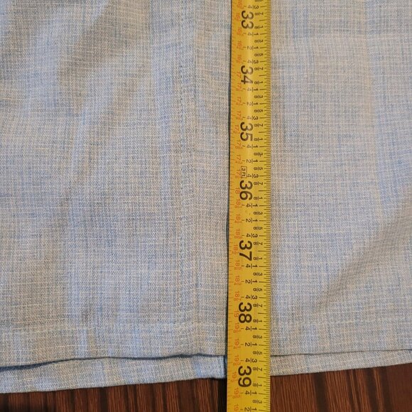 NWT Womens Midi Dress Strappy Button Up Round Neck Chambray Blue Size Small - Picture 10 of 10